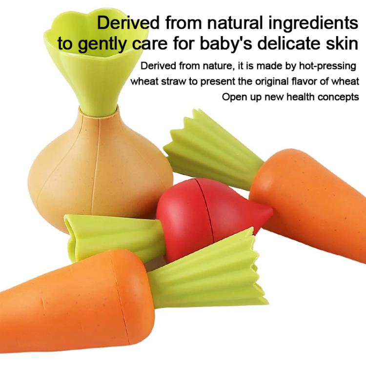 Wheat Straw Simulation Vegetable Planting Children Pretend Play Early Education Toy