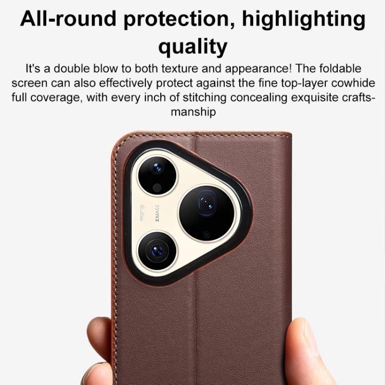 For Huawei Pura 90 Pro Max 5G QIALINO Classic Gen2 Genuine Leather Phone Case