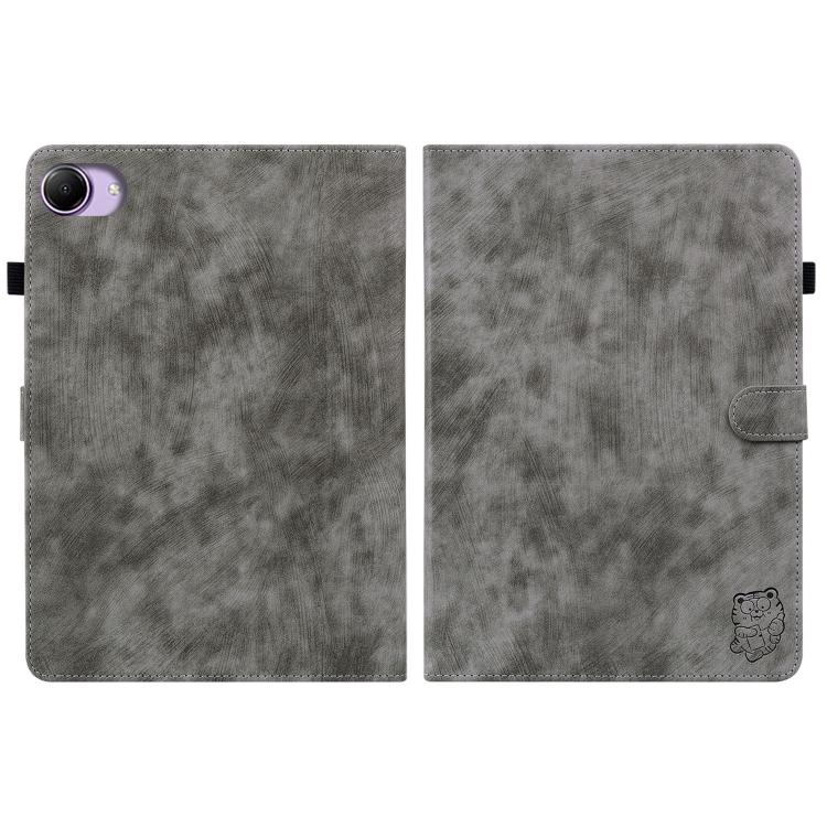 For Redmi K Pad 2 8.8 inch 2026 Embossed Tiger Pattern Leather Tablet Case