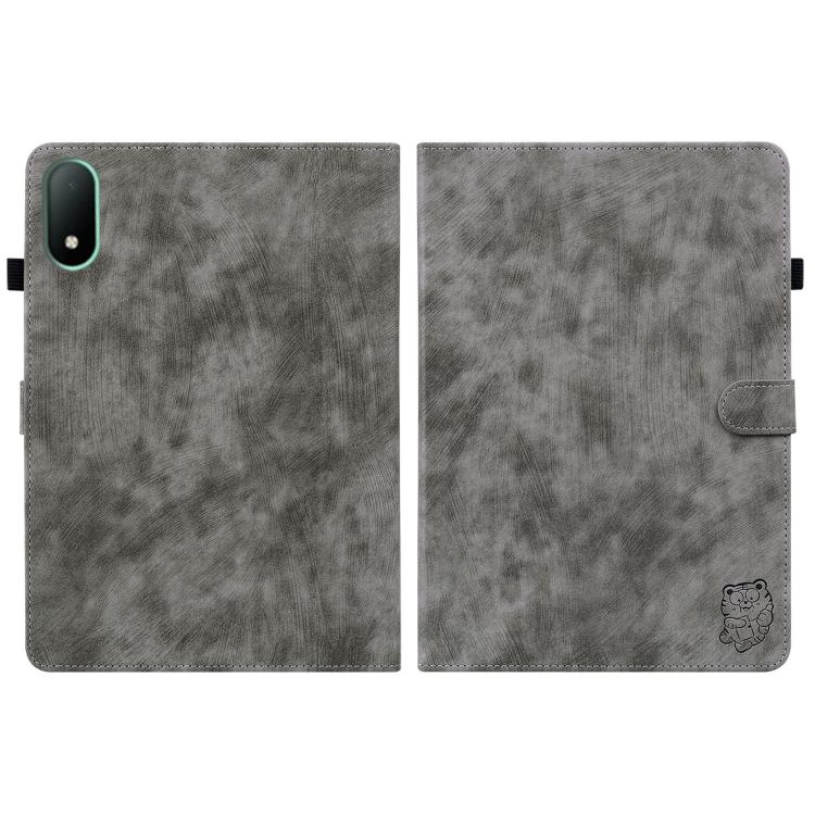For OPPO Pad Mini 8.8 inch 2026 Embossed Tiger Pattern Leather Tablet Case