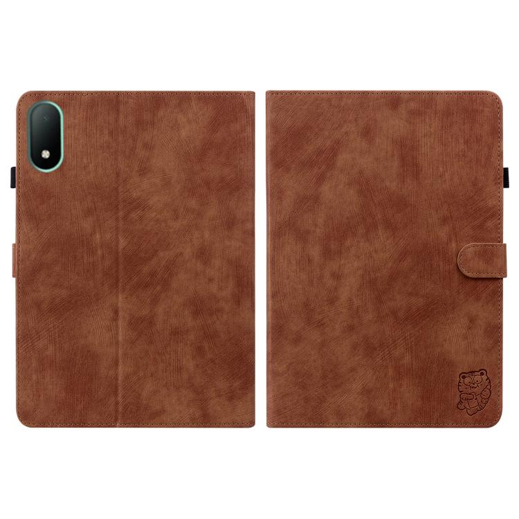 For OPPO Pad Mini 8.8 inch 2026 Embossed Tiger Pattern Leather Tablet Case