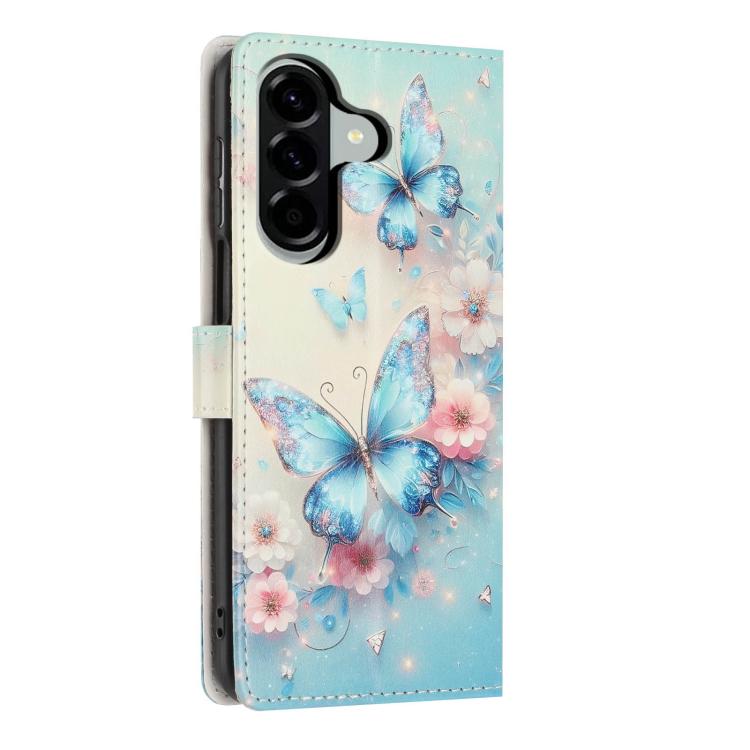 For Galaxy A37 5G Colorful Painting Vegan Leather Phone Case with Lanyard