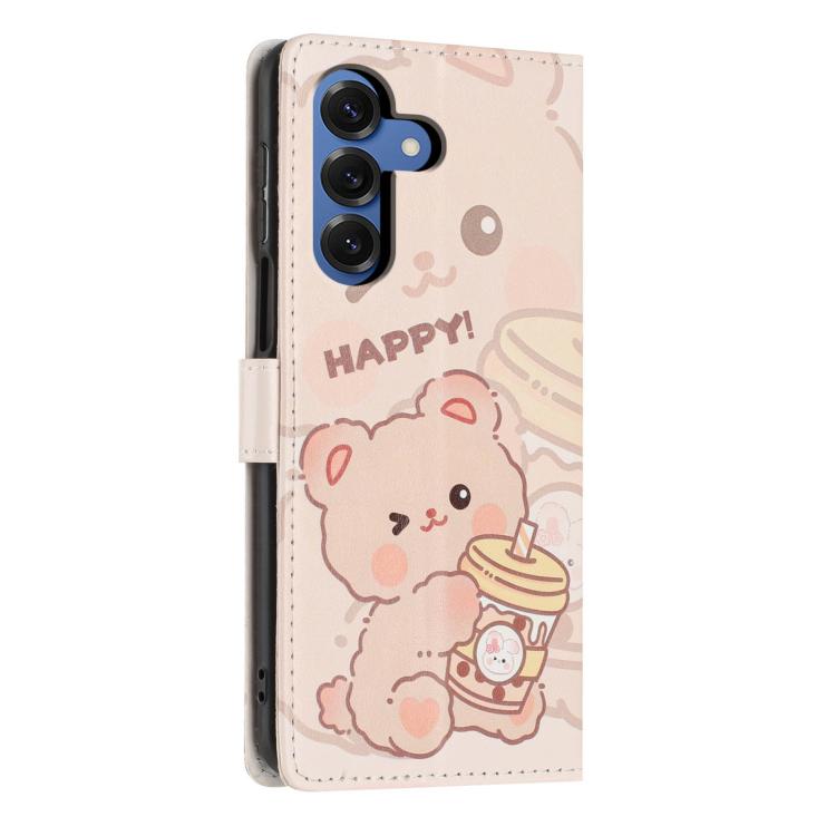 For Galaxy S26+ 5G Colorful Painting Vegan Leather Phone Case with Lanyard