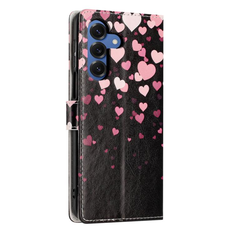 For Galaxy S26 5G Colorful Painting Vegan Leather Phone Case with Lanyard