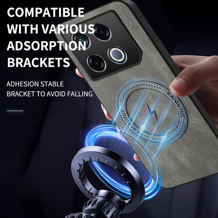 For Infinix GT 20 Pro 5G WANLONFENG SD Series Nappa Texture Magnetic Phone Case