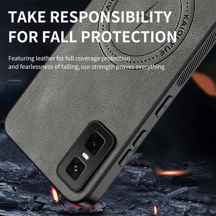 For Infinix GT 30 Pro 5G WANLONFENG SD Series Nappa Texture Magnetic Phone Case