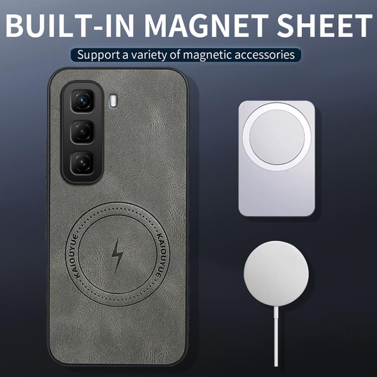 For Infinix Hot 50 5G WANLONFENG SD Series Nappa Texture Magnetic Phone Case