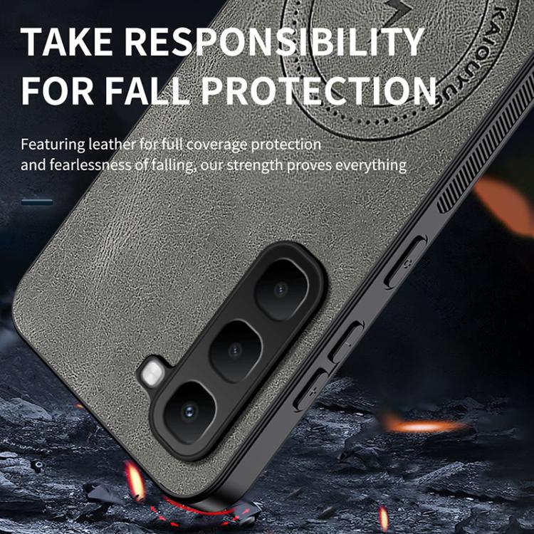 For Infinix Hot 70 WANLONFENG SD Series Nappa Texture Magnetic Phone Case
