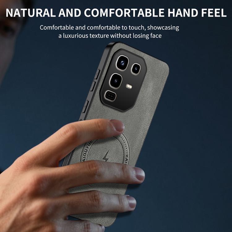 For Infinix Note 50 / 50 Pro 4G WANLONFENG SD Series Nappa Texture Magnetic Phone Case