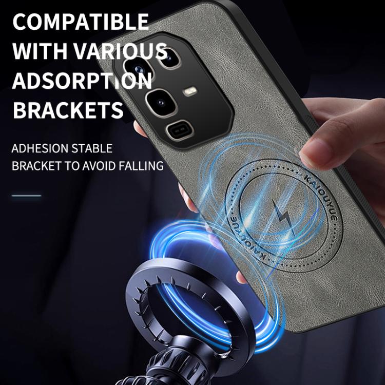 For Infinix Note 50x 5G WANLONFENG SD Series Nappa Texture Magnetic Phone Case