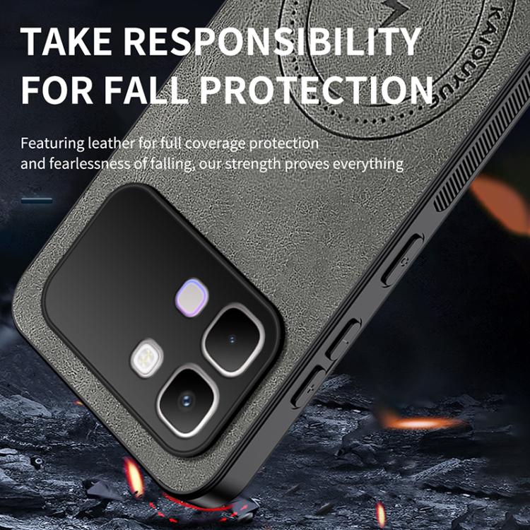 For Infinix Note Edge 5G WANLONFENG SD Series Nappa Texture Magnetic Phone Case