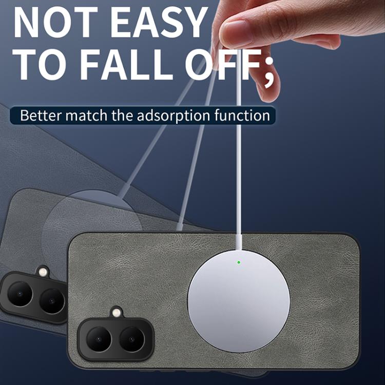 For Infinix Smart 10 WANLONFENG SD Series Nappa Texture Magnetic Phone Case