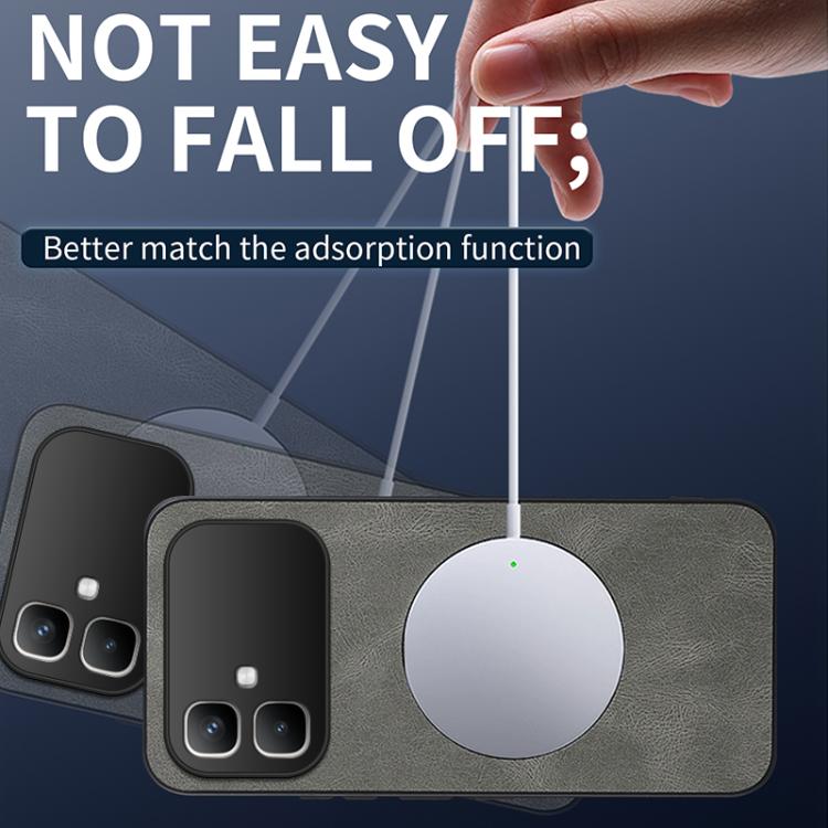 For Infinix Smart 20 4G WANLONFENG SD Series Nappa Texture Magnetic Phone Case