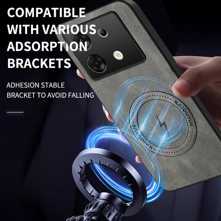 For Infinix Zero 30 5G WANLONFENG SD Series Nappa Texture Magnetic Phone Case