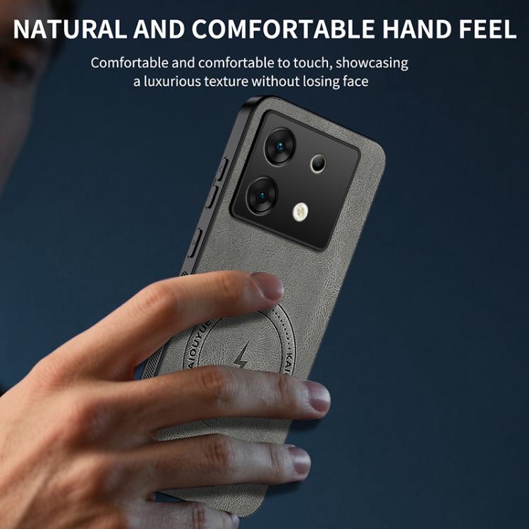 For Infinix Zero 30 5G WANLONFENG SD Series Nappa Texture Magnetic Phone Case