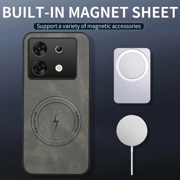 For Infinix Zero 30 5G WANLONFENG SD Series Nappa Texture Magnetic Phone Case