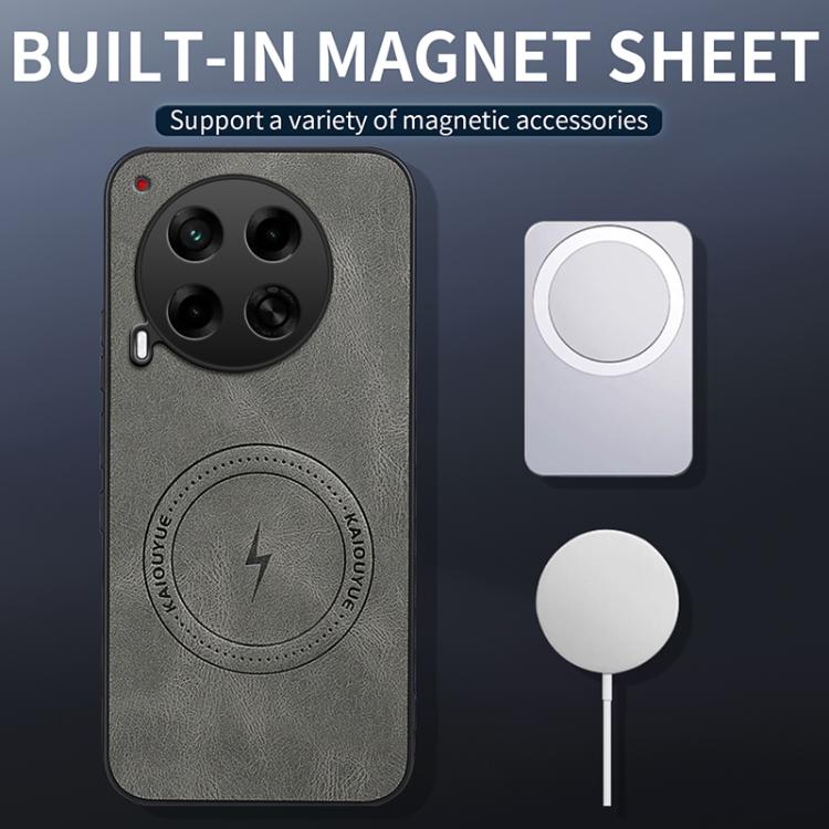 For Tecno Camon 30 5G WANLONFENG SD Series Nappa Texture Magnetic Phone Case
