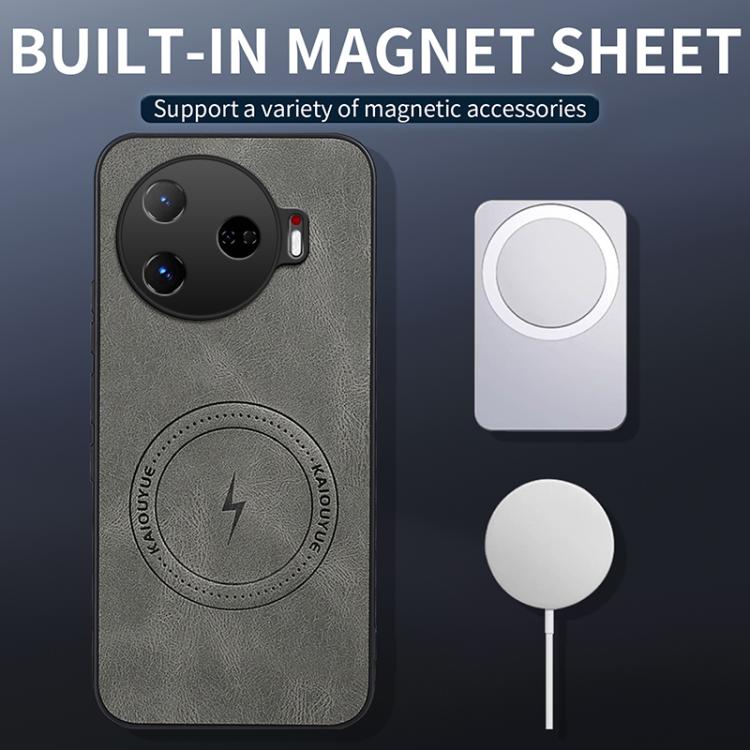 For Tecno Camon 30 Pro 5G WANLONFENG SD Series Nappa Texture Magnetic Phone Case