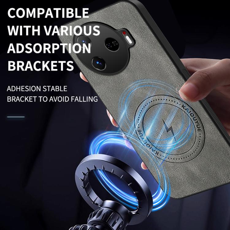 For Tecno Camon 30 Pro 5G WANLONFENG SD Series Nappa Texture Magnetic Phone Case