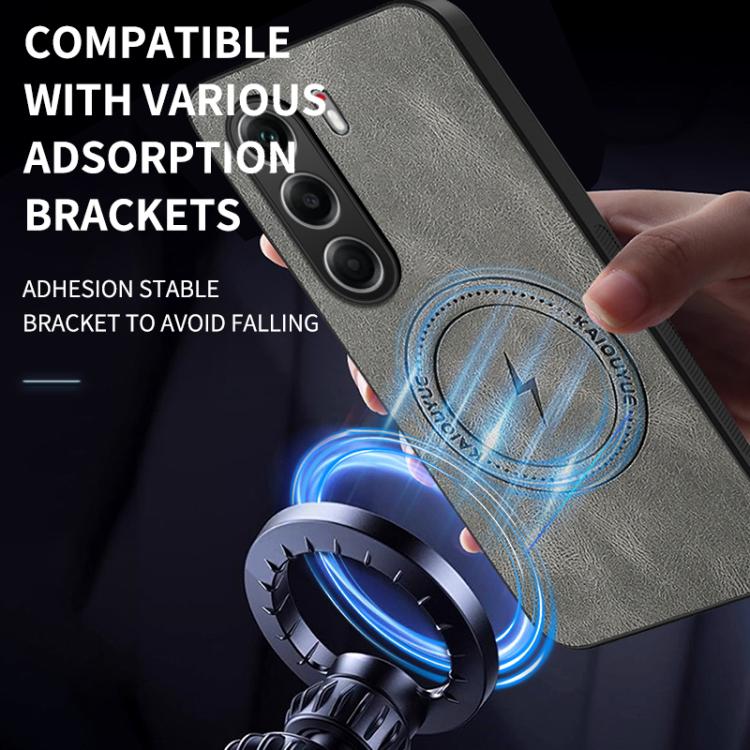 For Tecno Camon 40 Pro 5G WANLONFENG SD Series Nappa Texture Magnetic Phone Case