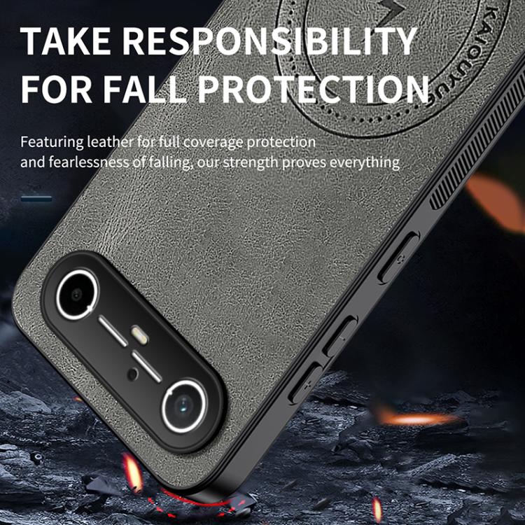 For Tecno Pova Slim / Spark Slim WANLONFENG SD Series Nappa Texture Magnetic Phone Case