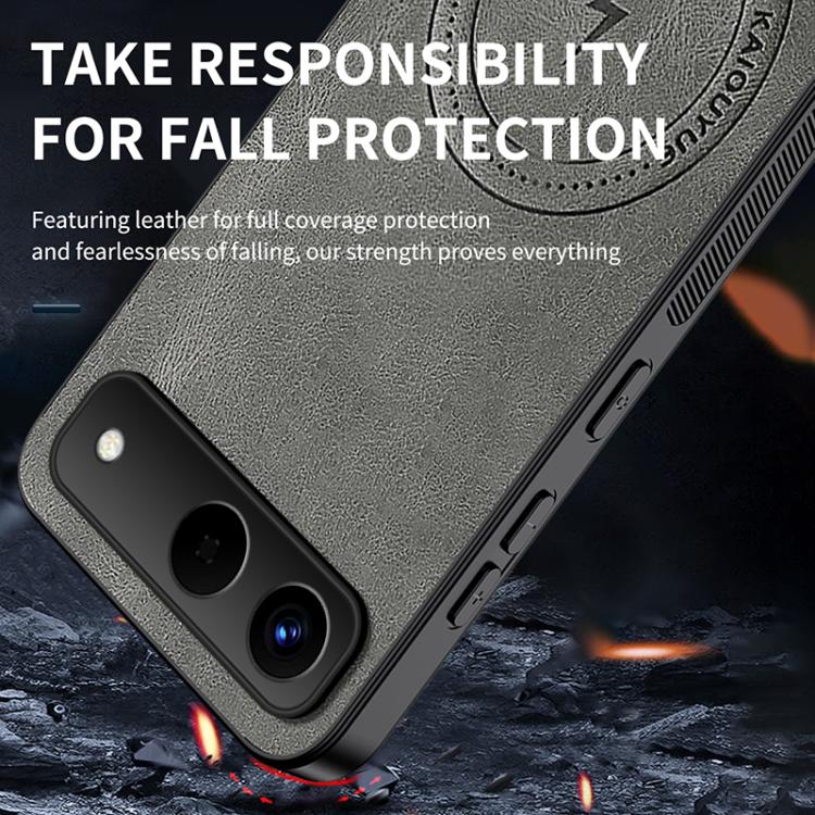 For Tecno Spark 40 5G / Hot 60i 5G WANLONFENG SD Series Nappa Texture Magnetic Phone Case