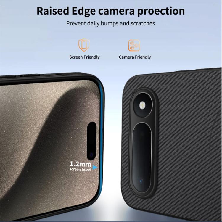 For Tecno Spark 50 5G WANLONFENG TQ Series Magnetic Carbon Fiber Texture PC Hybrid TPU Phone Case