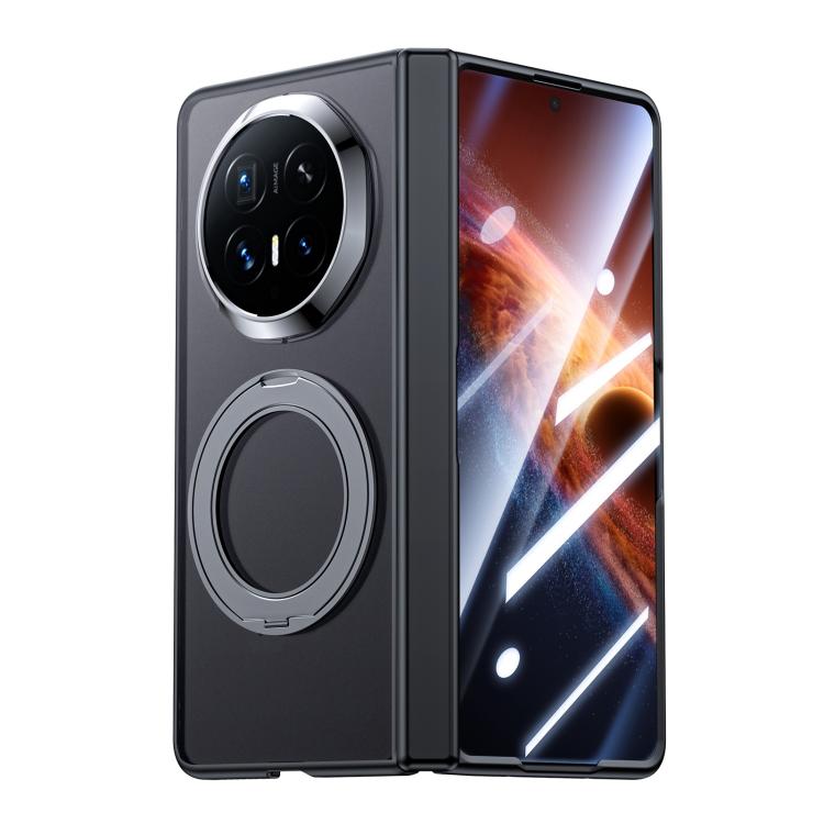 For Honor Magic V6 Integrated Matte Skin Feel Phone Case with Rotating Holder
