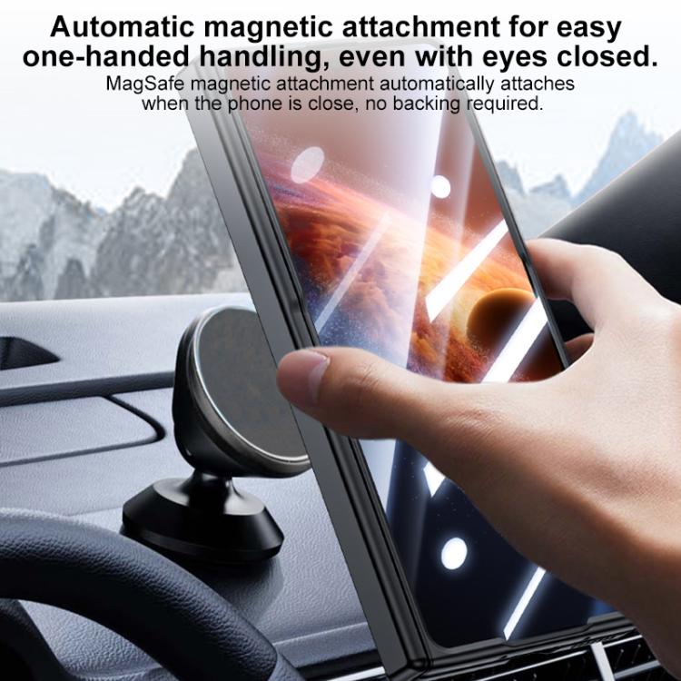 For Honor Magic V6 Integrated Matte Skin Feel Phone Case with Rotating Holder