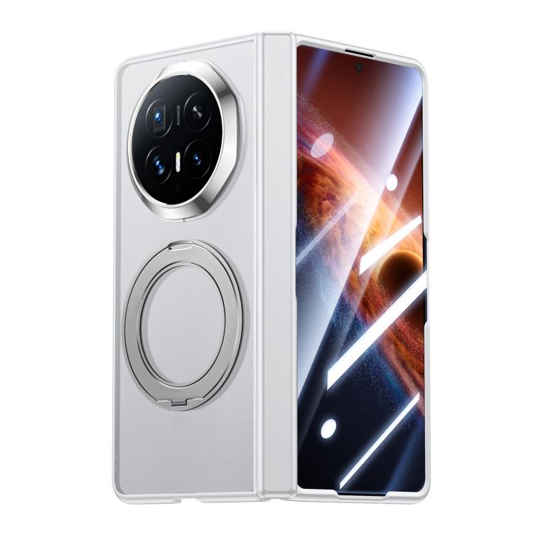 For Honor Magic V6 Integrated Matte Skin Feel Phone Case with Rotating Holder