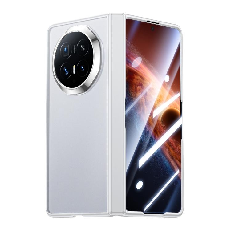 For Honor Magic V6 Integrated Matte Skin Feel Plating Lens Frame Phone Case