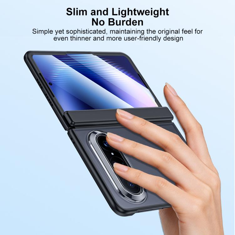 For Huawei Pura X Max Integrated Matte Skin Feel Magnetic Axis Phone Case