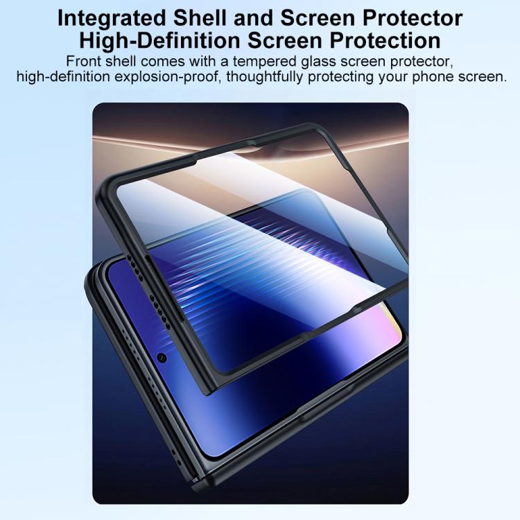 For Huawei Pura X Max Integrated Matte Skin Feel Magnetic Axis Phone Case