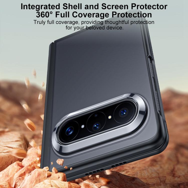 For Huawei Pura X Max Integrated Matte Skin Feel Magnetic Axis Phone Case
