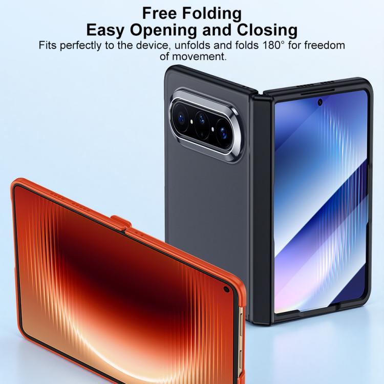 For Huawei Pura X Max Integrated Matte Skin Feel Magnetic Axis Phone Case