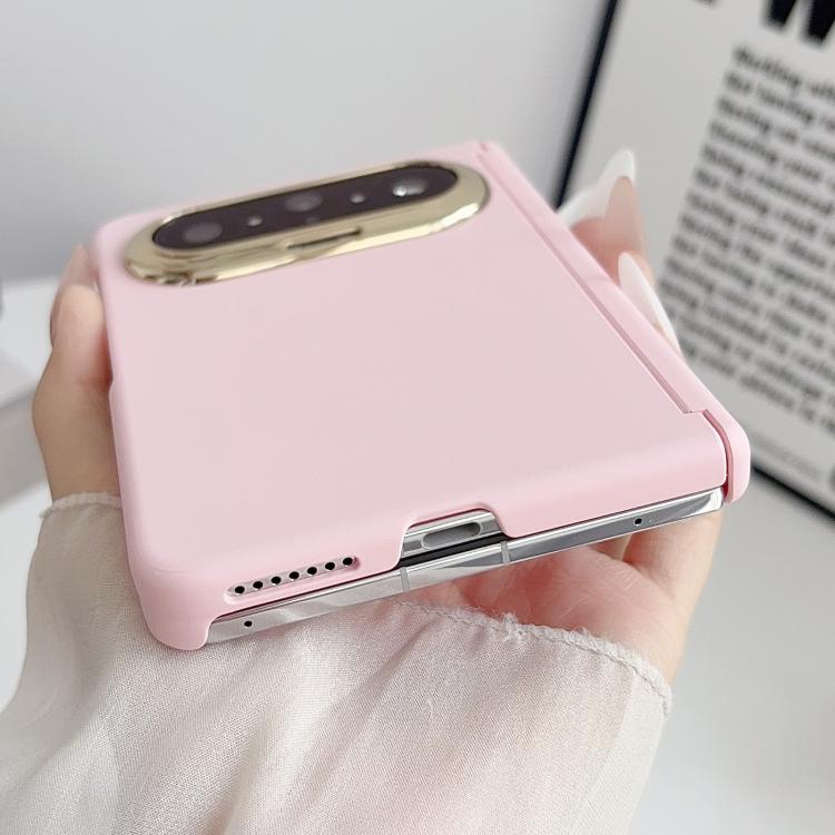 For Huawei Pura X Max Lens-Frame Shield Skin Feel Dual-Hinge Magnetic Phone Case