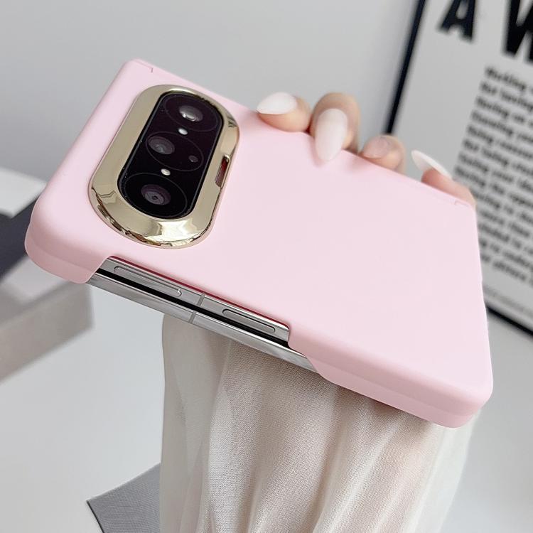 For Huawei Pura X Max Lens-Frame Shield Skin Feel Dual-Hinge Magnetic Phone Case