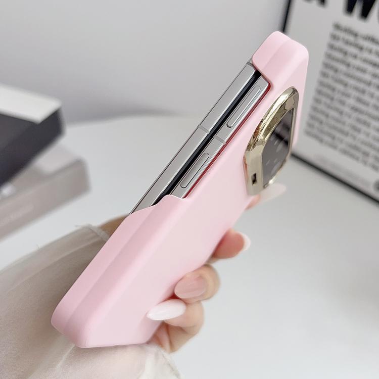 For Huawei Pura X Max Lens-Frame Shield Skin Feel Dual-Hinge Magnetic Phone Case