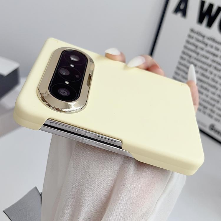 For Huawei Pura X Max Lens-Frame Shield Skin Feel Dual-Hinge Magnetic Phone Case