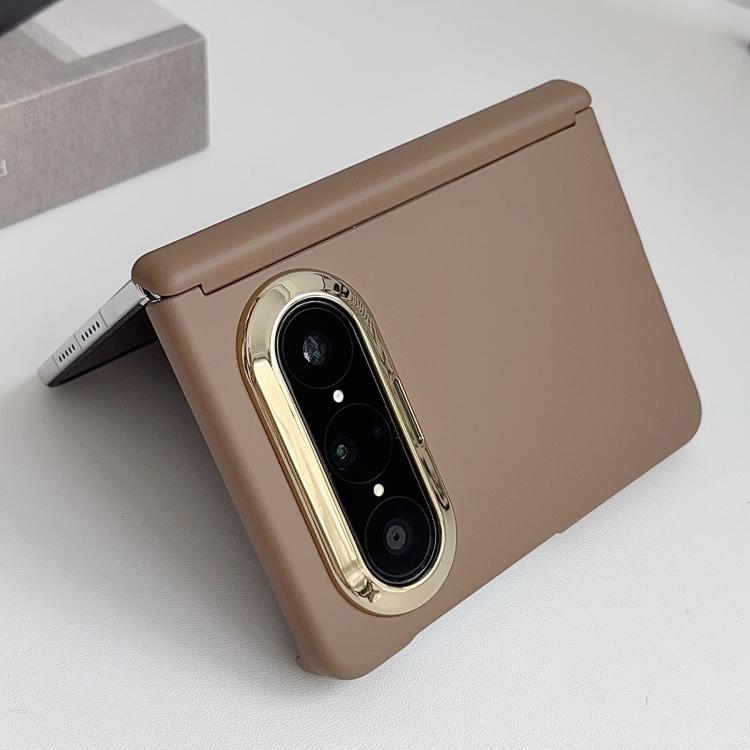 For Huawei Pura X Max Lens-Frame Shield Skin Feel Dual-Hinge Magnetic Phone Case