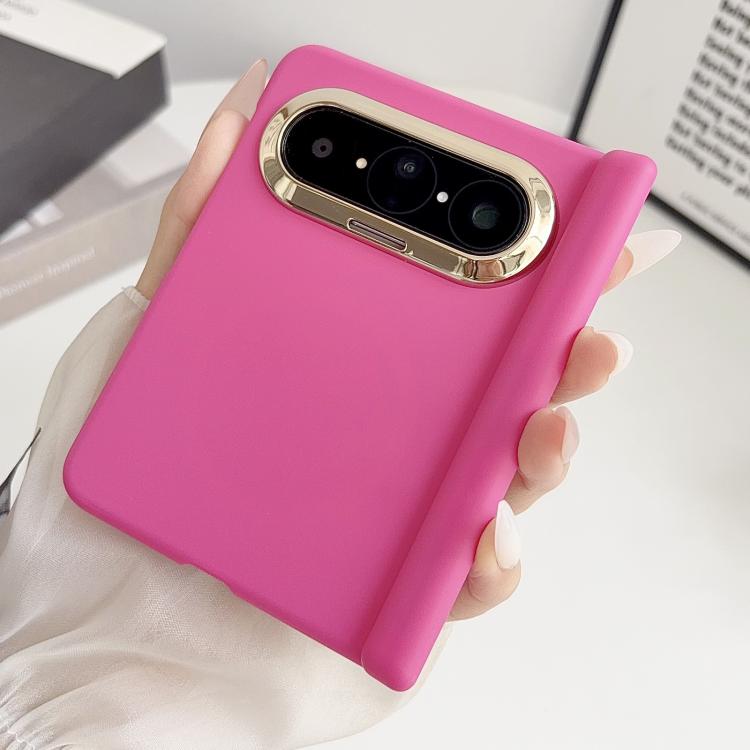 For Huawei Pura X Max Lens-Frame Shield Skin Feel Dual-Hinge Magnetic Phone Case