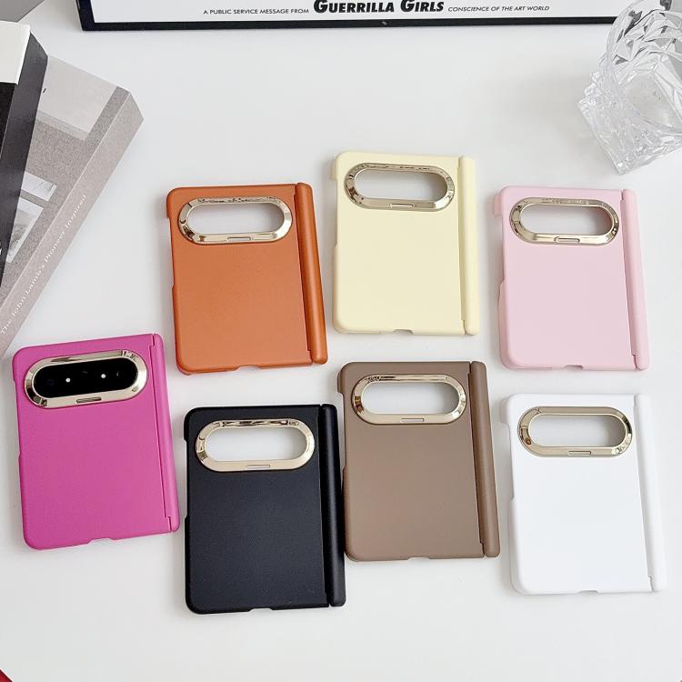 For Huawei Pura X Max Lens-Frame Shield Skin Feel Dual-Hinge Magnetic Phone Case