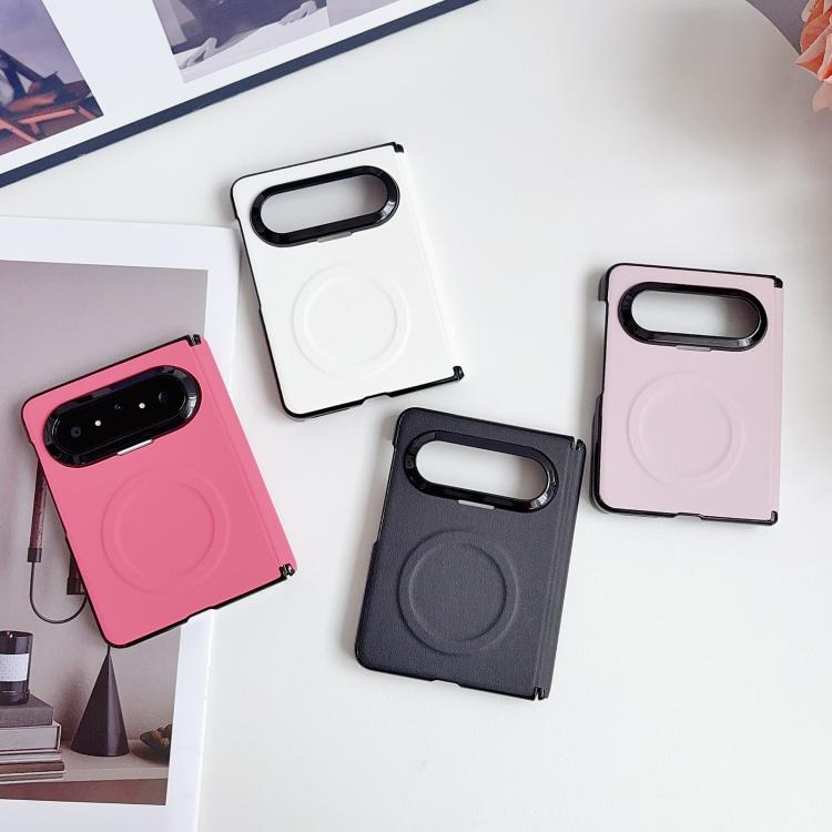 For Huawei Pura X Max Integrated Hinge Magnetic Leather-Texture PC Phone Case