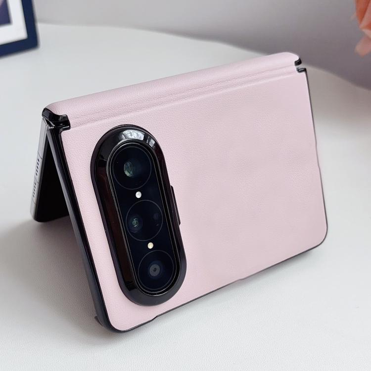 For Huawei Pura X Max Integrated Hinge Magnetic Leather-Texture PC Phone Case