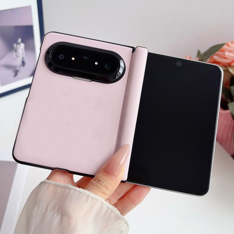 For Huawei Pura X Max Integrated Hinge Magnetic Leather-Texture PC Phone Case