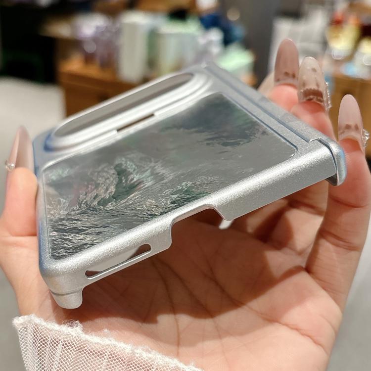 For Huawei Pura X Max Painted Silver Magnetic Dual-Hinge PC Phone Case