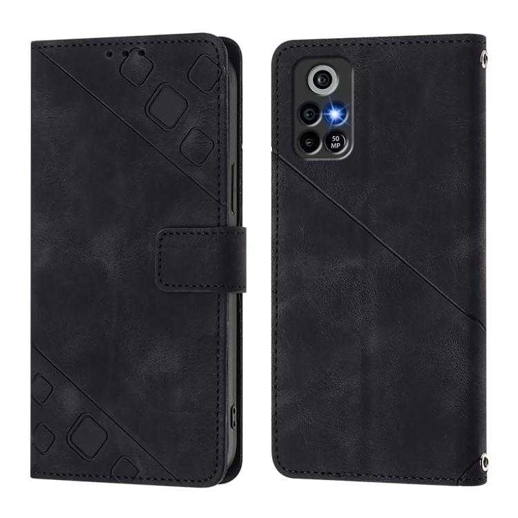 For Orbic Trophy 5G Skin-feel Embossed Leather Phone Case