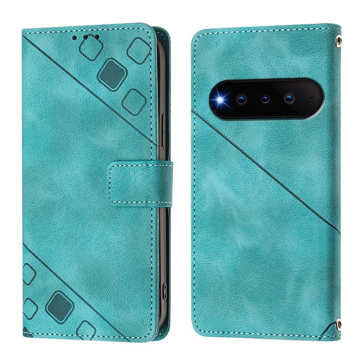 For Natural AI Phone 5G Skin-feel Embossed Leather Phone Case