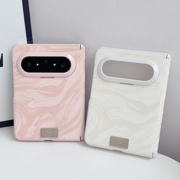 For Huawei Pura X Max Nameplate Magnetic-Hinge Water Ripples PC Phone Case