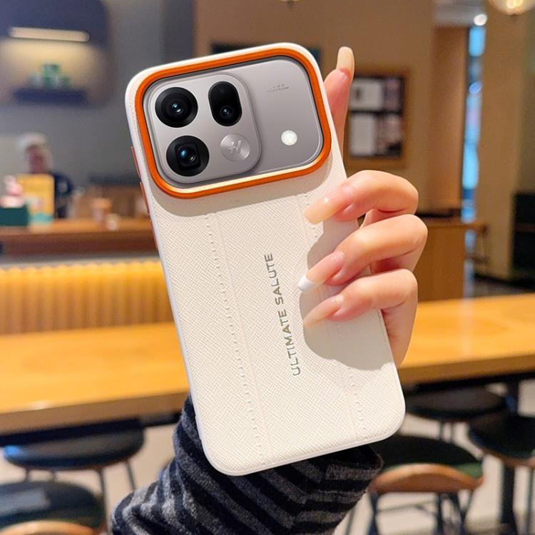 For OPPO Find X9s Pro 5G Metal Camera Lens Frame Buttons Vegan Leather Phone Case